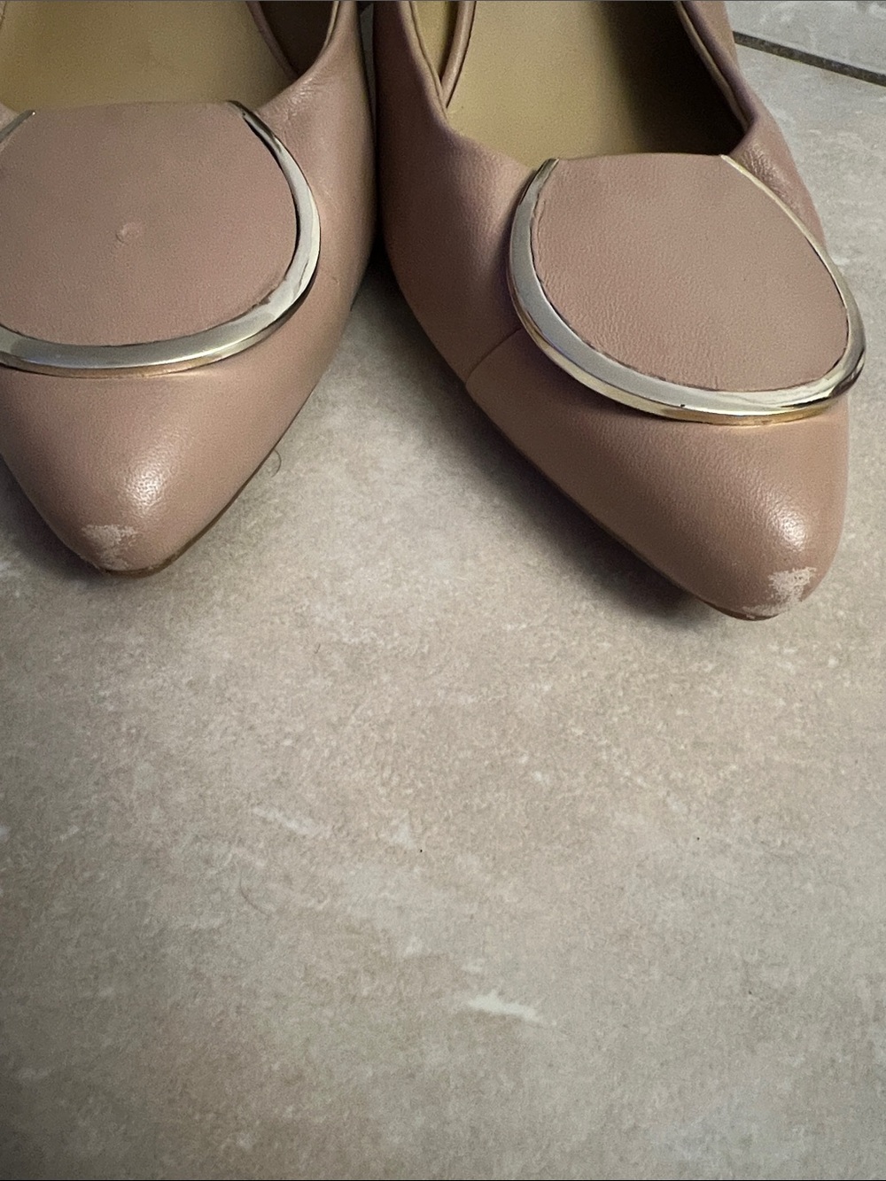 Naturalizer Blush Tan Slingback Pointed Toe Heels - Picture 5 of 5
